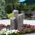 Tall Triple GFRC Faux "Basalt" Column Fountain Kit in Dapple Gray