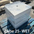 20" White Gray Cube Fountain - wet 20" White Gray Cube Fountain - wet