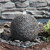 24" Gray Pebbled Sphere Fountain