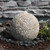 24" Tan Pebbled Sphere Fountain