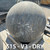 20" Blue Limestone Sphere Fountain - dry version 2