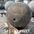 20" Blue Limestone Sphere Fountain - wet version 1