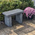 Gray Granite Bench - 24" wide --ACTUAL