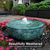 Brass Patina Reflection Bowl Fountain Kit - Beautifully Weathered after 6-8 weeks