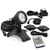 IllumiGlow color-changing pond light kit with weighted RGB spotlight, 30-foot cord, transformer, splitter, photocell, RF controller and remote.