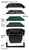 Exploded view of Elite waterfall box showing landscape lid, media bag, two Matala sheets, waterfall vault and liner-attachment snout