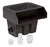 Blue Thumb Mini 10-inch DIY Cascade Box with black molded waterfall housing, integrated spillway, side inlet, and three white PVC connection fittings