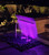 Large Formal Falls® Retaining Wall Installed with Lights