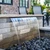 28-inch Blue Thumb Medium Formal Falls stainless steel waterfall installed - Close Up