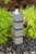 Millstone & Granite Banded Square Tower Fountain