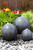 Fountains Triple Black Granite Sphere Fountain