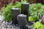 Rough Black Granite Fountain