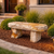 Yellow Onyx Bench - 45" --AI