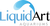Liquid art logo