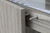 close up of cabinet door soft close system