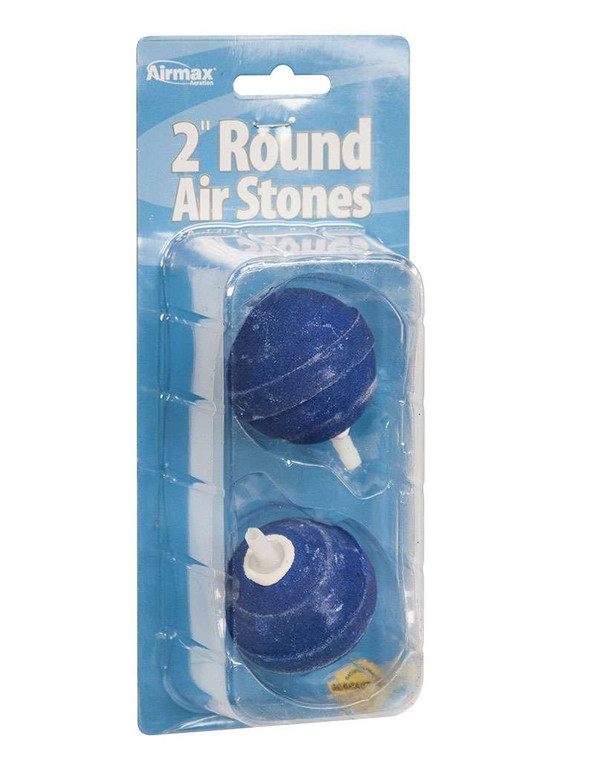 Aeration Replacement Air Stones - 2" Round Blue 2pk