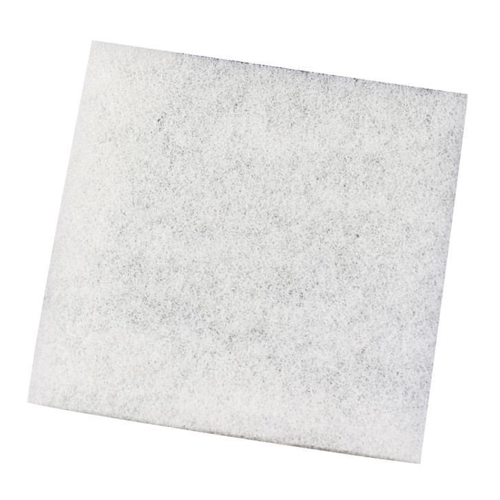 White rectangular CRYMAT replacement filter mat on a white background