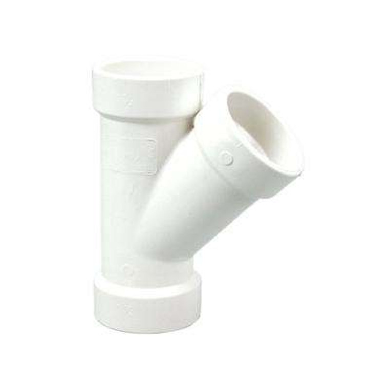 PVC Fittings 2" DWV Wye Slip x Slip