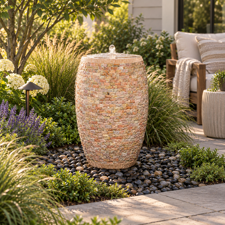 Stoned Urn Fountain Kit - FNT40526 --AI