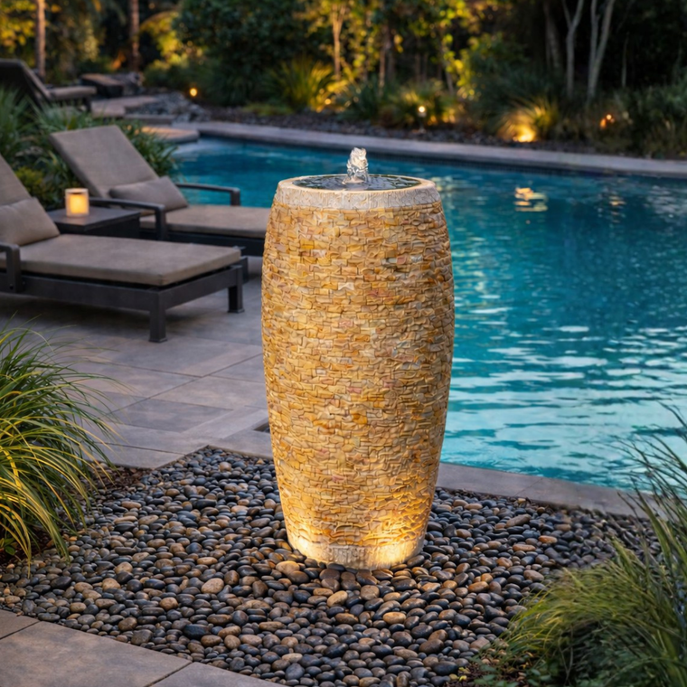Stoned Urn Fountain Kit - FNT40529 --AI