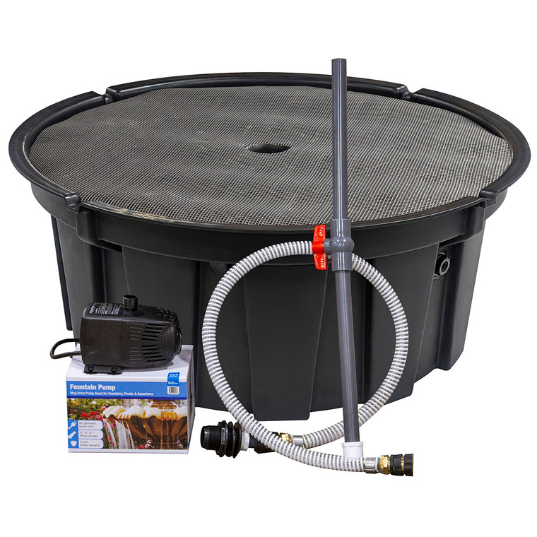 Water Reservoirs - Basins Fountain Conversion Kit - 36" Basin