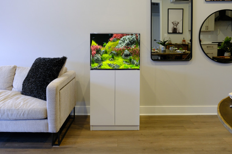 24" Wide Acrylic Fresh Aquarium + 30"H Cabinet