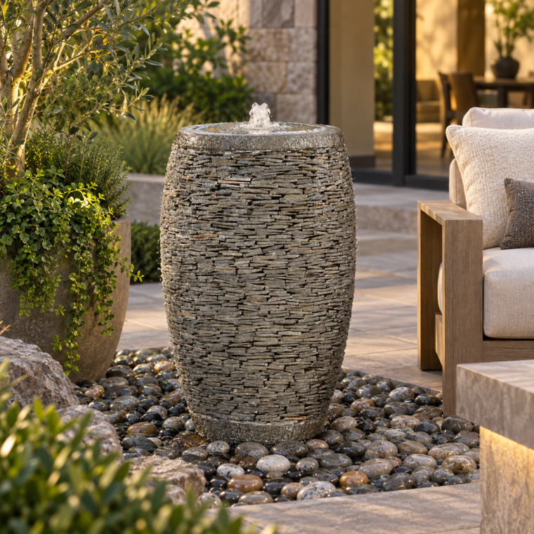 Stoned Urn Fountain Kit - FNT40538 --AI