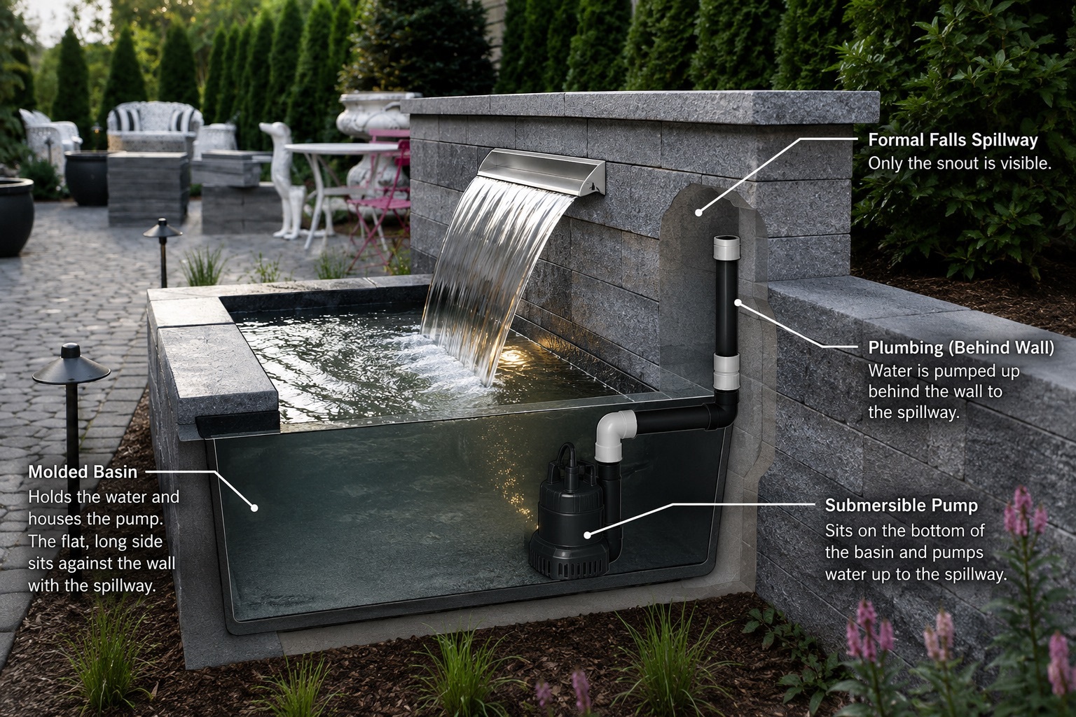 Installed Formal Falls kit