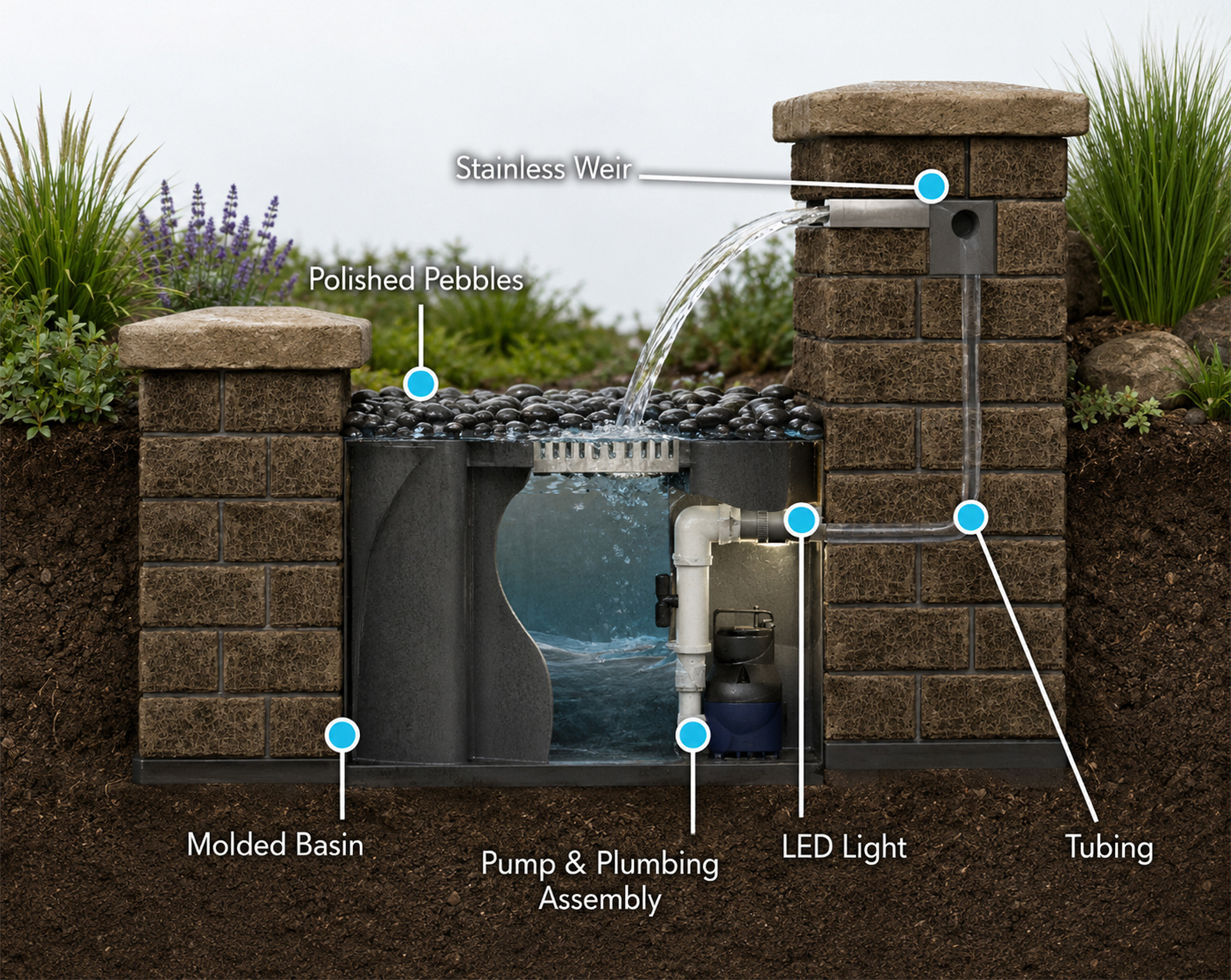 Diagram of a Formal Fall installed