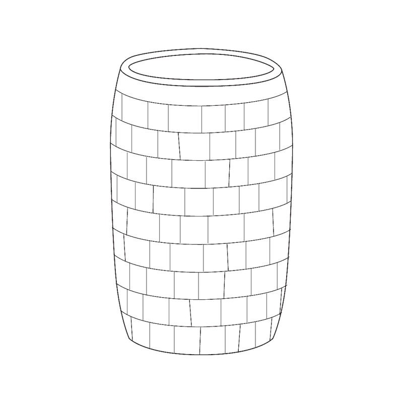 Stoned Urns fountain outline