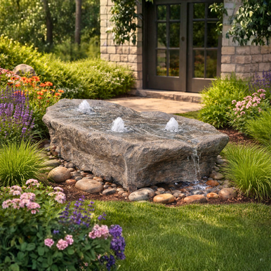 GFRC Fountains | Manistique Falls Fountain Kit | Blue Thumb