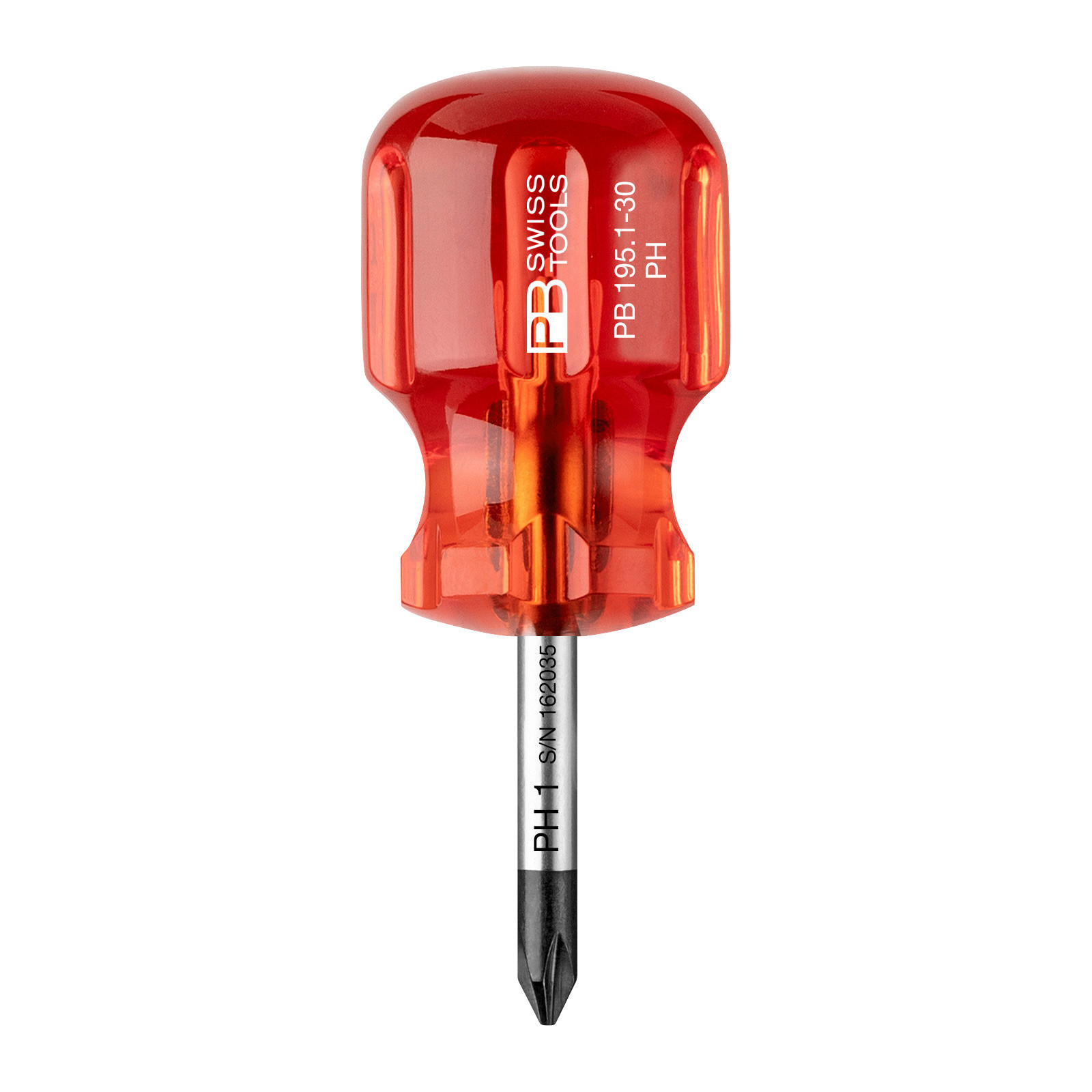 PB Swiss Classic Screwdrivers, Stubby, Phillips (PB 195) - DRPD