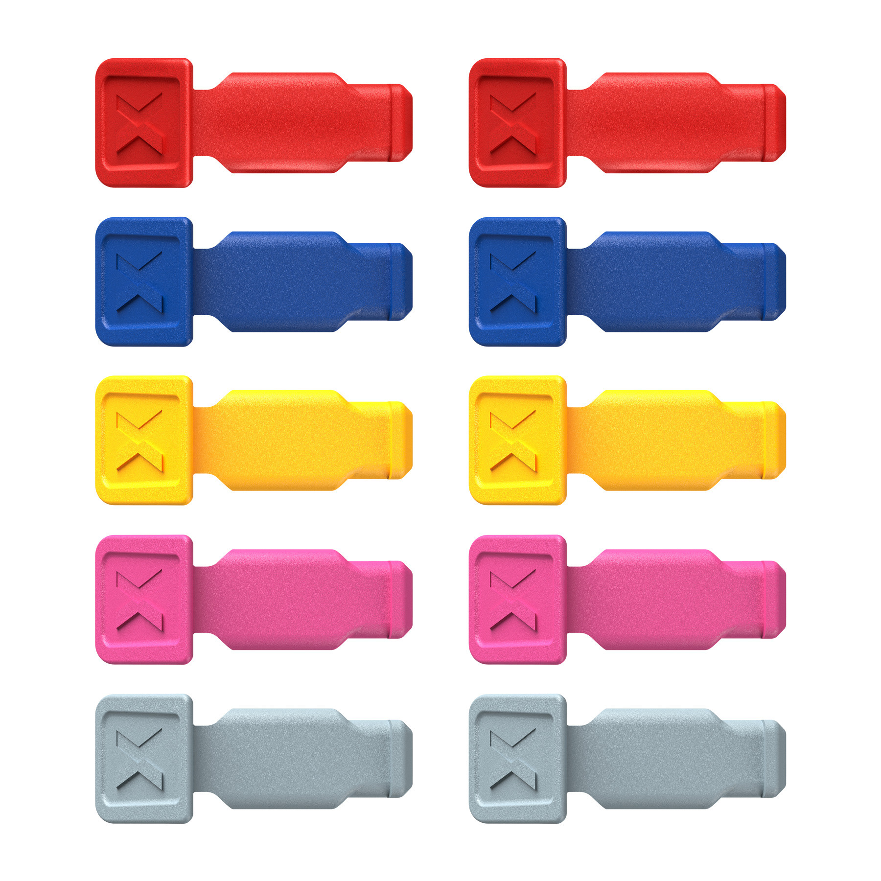 KNIPEX KNIPEXtend Handle Clips, ColorCoded, 10 pcs (00 61 10 XX