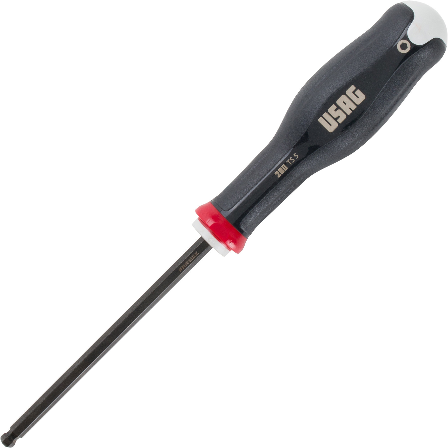 USAG Comfort-Grip Screwdrivers, Hex, w/ Ball End (280 TS) - DRPD