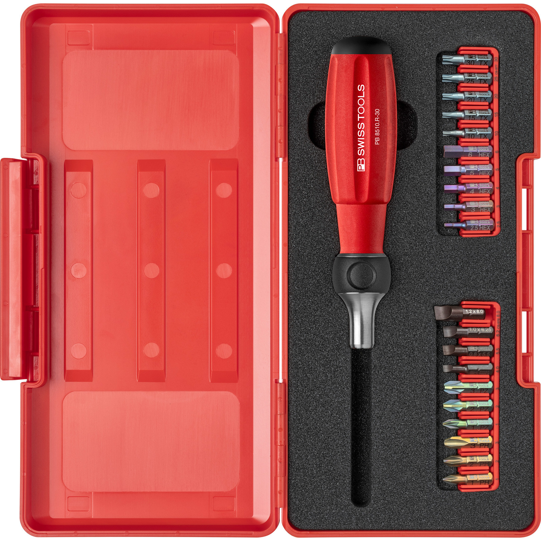 PBツイスターラチェットドライバーセット　8510R-100SET 中古 送料込 pb swiss ビット、ドライバーセット PBスイスツールズ\u003cBR\u003eツイスター