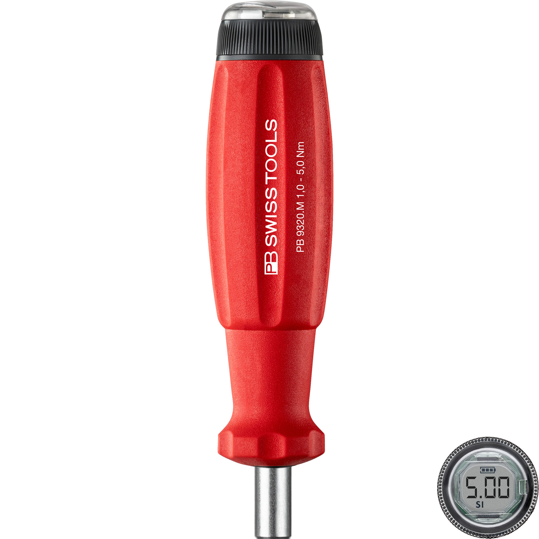 PB Swiss DigiTorque V02 Electronic Torque Screwdriver, 1.0-5.0 Nm