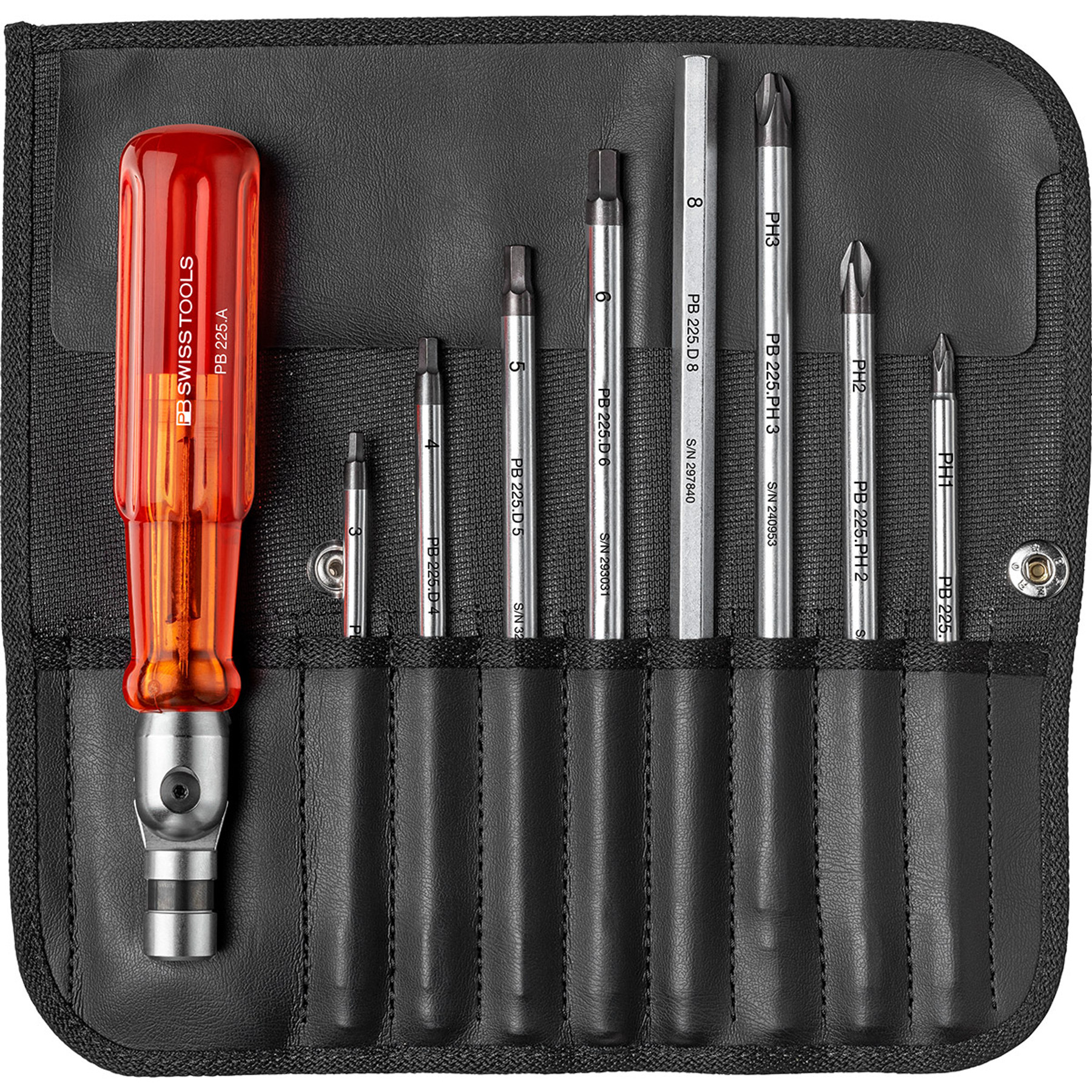 PB Swiss Classic Articulated Interchangeable Blade Screwdriver Set