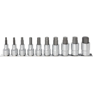 Ko-ken 1/2" Bit Socket Set, Hex SAE, 60 mm Long, 10 pcs (RS4010A/10-L60) Ko-ken 1/2" Bit Socket Set, Hex SAE, 60 mm Long, 10 pcs (RS4010A/10-L60)