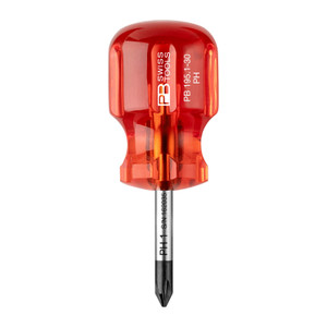PB Swiss Classic Screwdrivers, Stubby, Phillips (PB 195) PB Swiss Classic Screwdrivers, Stubby, Phillips (PB 195)