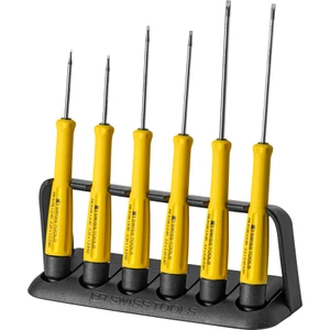 PB Swiss ESD Precision Screwdriver Set, Slotted, 6 pcs w/ Storage Rack (PB 8640.ESD)