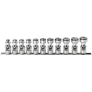 Ko-ken 3/8" Socket Set, 6-Point Nut Grip®, Universal Joint, 11 pcs (RS3441M/11) Ko-ken 3/8" Socket Set, 6-Point Nut Grip®, Universal Joint, 11 pcs (RS3441M/11)