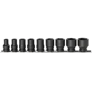 Ko-ken 3/8" Impact Socket Set, Thin Wall, 6-Point, 9 pcs (RS13401M/9)