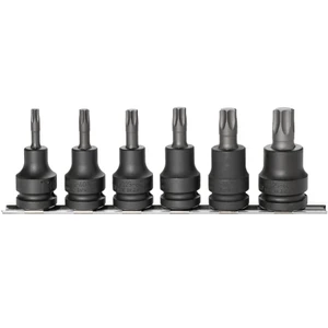 Ko-ken 1/2" Impact Bit Socket Set, Torx®, 60 mm Length, 6 pcs (RS14025/6-L60)