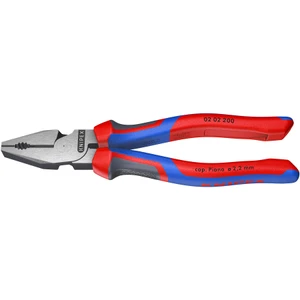 KNIPEX High-Leverage Combination Pliers, Comfort-Grip, 8" (02 02 200)