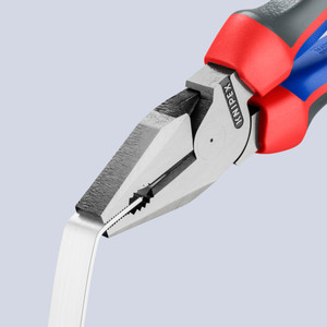 KNIPEX High-Leverage Combination Pliers, Comfort-Grip, 9" (02 02 225)