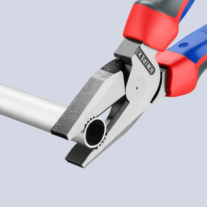 KNIPEX High-Leverage Combination Pliers, Comfort-Grip, 9" (02 02 225)