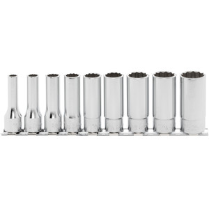 Ko-ken 3/8" Socket Set, 12-Point Deep SAE, 9 pcs (RS3305A/9) Ko-ken 3/8" Socket Set, 12-Point Deep SAE, 9 pcs (RS3305A/9)