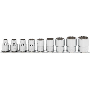 Ko-ken 3/8" Socket Set, 12-Point SAE, 9 pcs (RS3405A/9) Ko-ken 3/8" Socket Set, 12-Point SAE, 9 pcs (RS3405A/9)