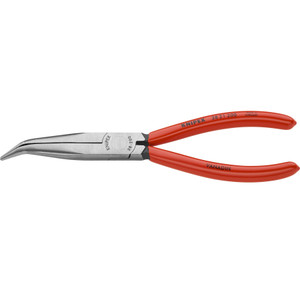 KNIPEX Long Nose Pliers, Mechanic's Style, 40° Angled, 8" (38 21 200) KNIPEX Long Nose Pliers, Mechanic's Style, 40° Angled, 8" (38 21 200)