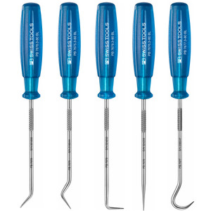 PB Swiss Multicraft Pick Set, 5pcs, w/ Roll-Up Case (PB 7685.Set)